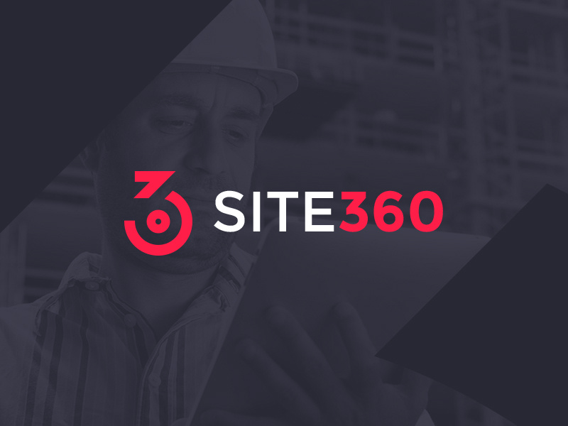 Site360 Logo logo branding colours palette construction app communication notifications safety 360