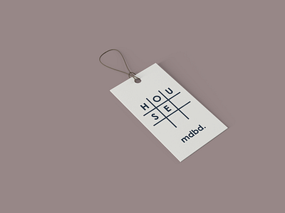 mdbd home goods tag branding concept design icon illustration logo minimal tag