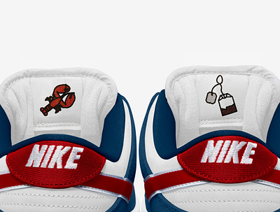 Nike SB Dunk Boston Red Sox boston boston red sox concept graphic design illustration illustrator nike nike sb photoshop product design shoes sneakers