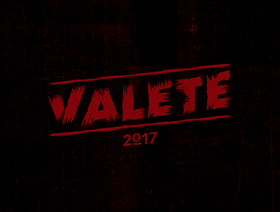 'Valete' Logo 2017 v2 halloween logo typography vector