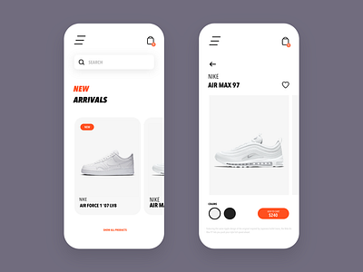 'Sports Store' UI app ecommerce shop sport store app store design storefront ui ux