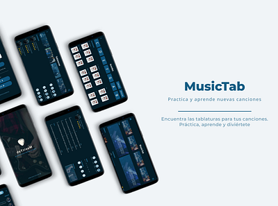 Music Tablature App design design ui design ux graphic design motion graphics ui ux uxui