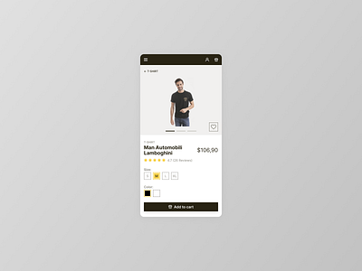 Daily UI 012 - E-Commerce Shop 012 dailyui design e commerce ecommerce mobile shop ui webdesign