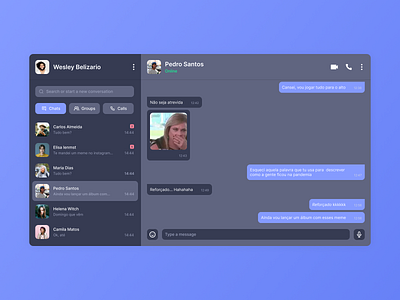 Daily UI 013 - Direct Messaging