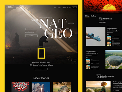 National Geographic Redesign Concept