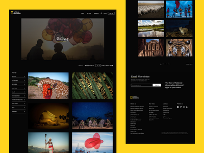 National Geographic Redesign Concept Gallery