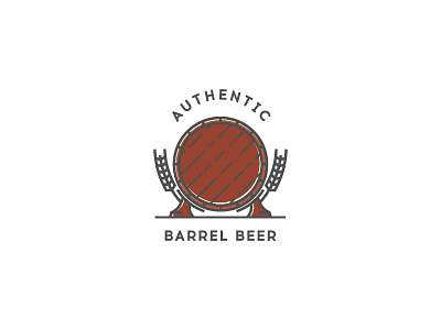 Barrel. barrel line art logo