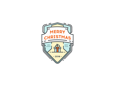 Christmas badge.