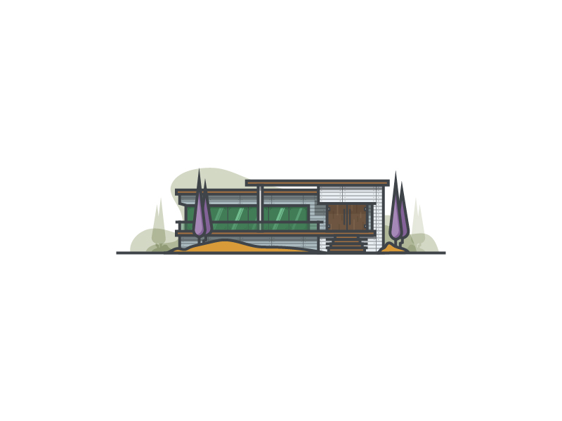 Small architecture by Igor Varenov on Dribbble