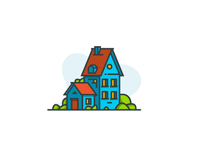 Little Architecture architecture green house icon illustration lineart littlearchitecture