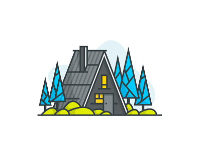Little Architecture #20 architecture forest house icon illustration littlearchitecture tree