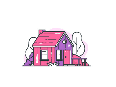 Little Architecture #36 architecture forest house icon illustration littlearchitecture tree