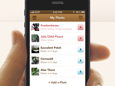 It's Done! app ios plants ui waterbug