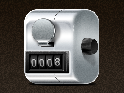 Screen Shot 2011 07 14 At 2.49.19 Pm apple clicker counter gray icon metal steel