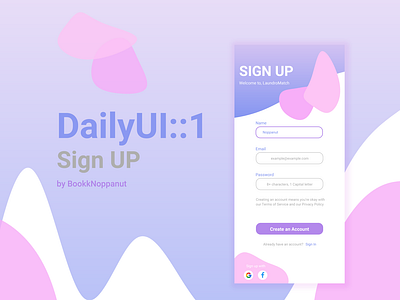 DailyUI::1-Sign up
