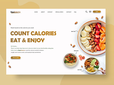 Healthy Food #Carecalories | LANDING PAGE