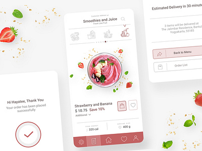 Food Order App - User Interface Design