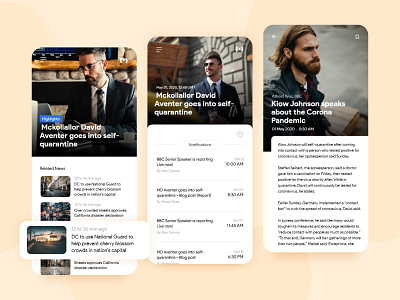 News Blogging App adobe xd app app design design ios app design ui ui design ux ux design web design