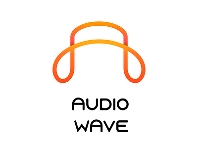 Audio Wave audio logo creative logo dribbble logo dribbble player geometric logo graphic design illustrator logo branding logo creative minimalist logo modern logo music logo rafidesainart simple logo