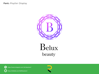 Belux Beauty app icon app logo b logo beauty beauty logo beauty product beauty store creative design illustrator logo creative luxury b luxury logo modern logo rafidesainart salon logo store logo