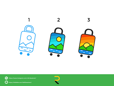 Travel Logo Concept app icon app logo branding studio creative design dribbble logo dribbble player illustration logo design modern logo mountain rafidesainart scenery logo travel travel app travel logo