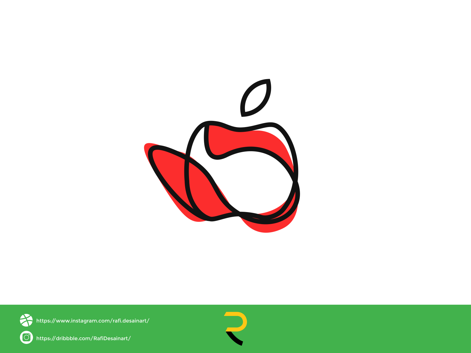Apple Doodle by RafiDesainart on Dribbble