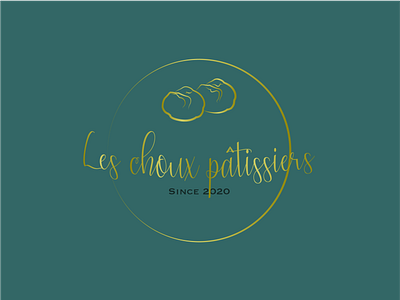 Les choux patissiers branding design graphic design icon illustrator logo logo design logotype minimal typography