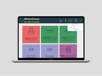 "Médiathèque de Montreuil" website