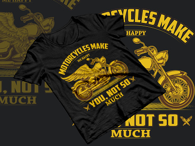 Awesome Motorcycle T-Shirt Design