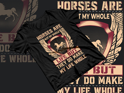 Awesome Horse Lover t shirt Design