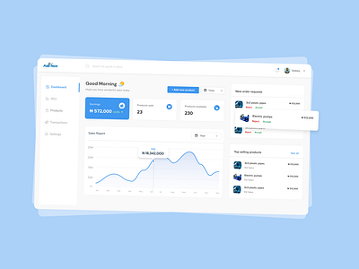 Commerce seller dashboard