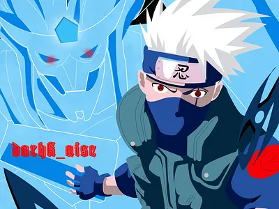 Kakashi animation anime cartoon cartoon character cartoon illustration design illustration