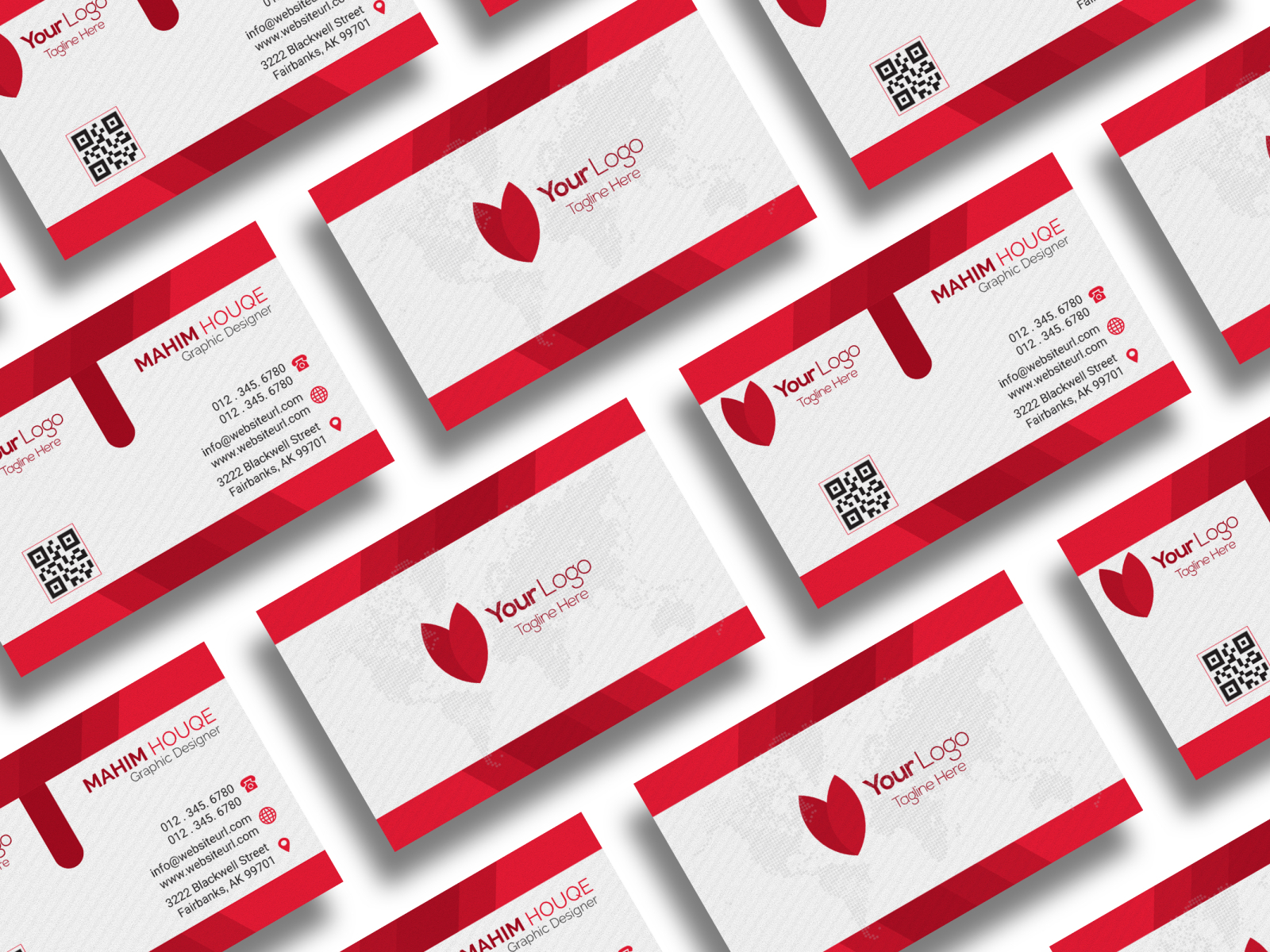 Free Isolated Business Card Mockup By Nurul Hoque On Dribbble