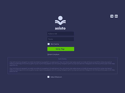 Asisto flat illüstration interface design mobile ui design ux uı web web design