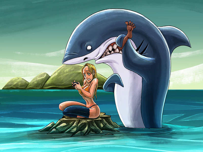 The Shallows game toon cartoon comic cartoon drawing draw character design character creation illustration animation design art