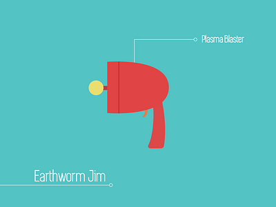 Earthworm Jim's Plasma Blaster blaster earthworm game gun jim plasma ray raygun