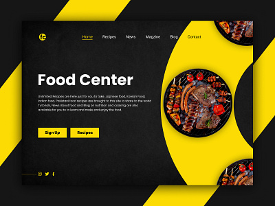 Food Center web UI app design brand identity branding dribbble graphic design icon illustration productdesign typography ui ui ux ui design uidesign uiux ux ux ui ux design uxdesign uxui webdesign