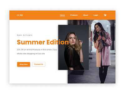 Lumi Landing Page Design