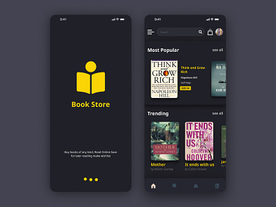 Book Store app Home Page