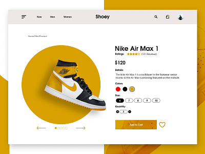 Shoes Product Page UI