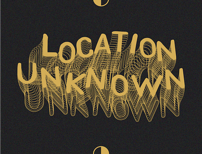 location unknown design typography vector