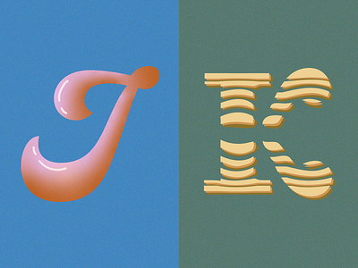 J & K design illustration typography vector