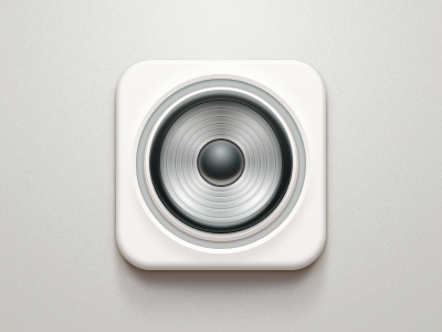 Speaker apple braun celegorm china icon ios ipad iphone light metal music orange player pure sound speaker white