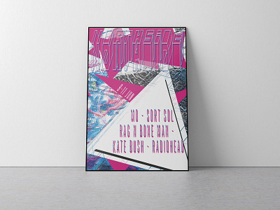 Northside Festival Poster design graphic design merch design poster design print typography