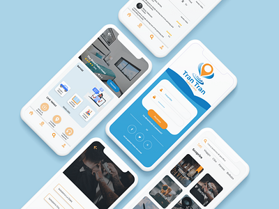Tran - A Booking Service App Design app design ios ui ui ux design ui design ui ux userinterface userinterfacedesign ux