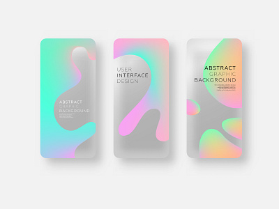 Mobile app vector backgrounds