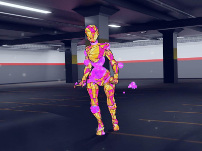 Motion Tracking Suit - The Human Disco 3d disco human humans man miguel petersen