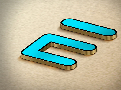 3D E logo Design 3d 3d art 3d design design logo logo design