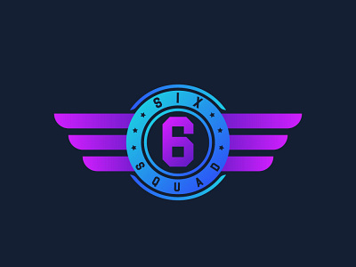 6 SQUAD LOGO