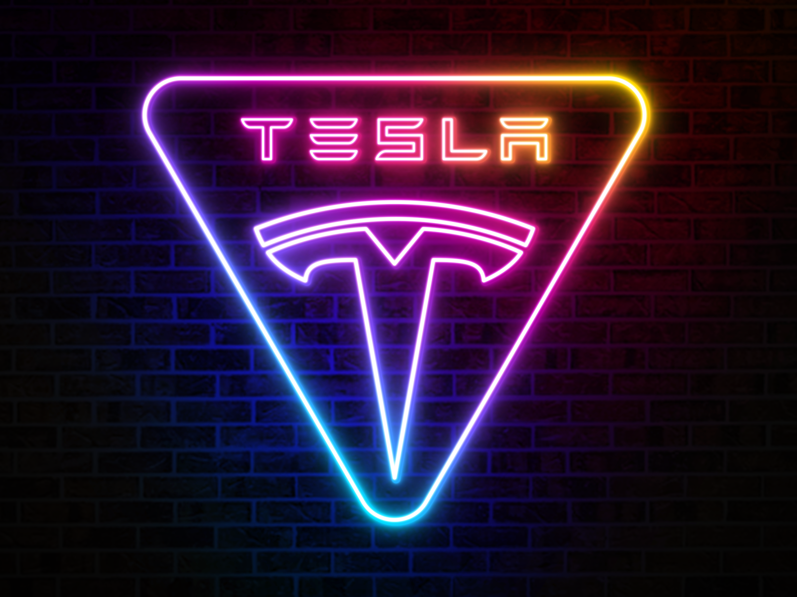 tesla-neon-style-logo-design-triangle-tesla-logo-design-by-design-sea